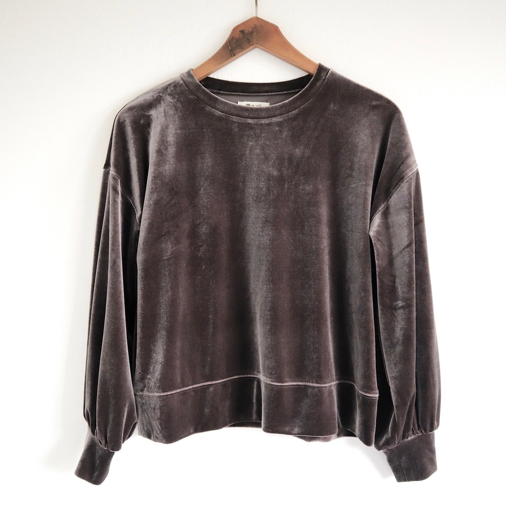 Madewell Velvet Sweater